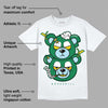 Lucky Green 5s DopeSkill T-Shirt New Double Bear Graphic