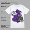 AJ 3 Dark Iris DopeSkill T-Shirt Bear Steals Sneaker Graphic