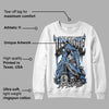 Powder Blue 9s DopeSkill Sweatshirt Life or Die Graphic