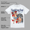 Diffused Blue Sail Grey White 1s DopeSkill T-Shirt Looking For Love Graphic