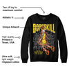 Black Tour Yellow AJ 4 Thunder DopeSkill Sweatshirt Thunder Dunk Graphic