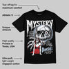 Black Metallic Reimagined 5s DopeSkill T-Shirt Mystery Ghostly Grasp Graphic