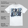 Diffused Blue Sail Grey White 1s DopeSkill T-Shirt Super Sauce Graphic