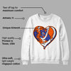 Dunk Low Futura Orange Blaze DopeSkill Sweatshirt Heart AJ 1 Graphic