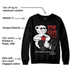 "Black/White" 1s DopeSkill Sweatshirt Love Kills Graphic