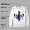 Midnight Navy 3s DopeSkill Sweatshirt Queen Chess Graphic