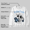 University Blue 6s DopeSkill Sweatshirt Feeling Lucky Graphic
