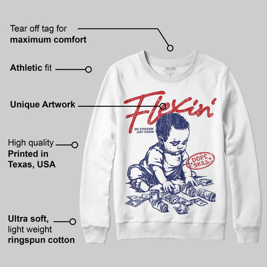 Rare Air 11s DopeSkill Sweatshirt Flexin' Graphic