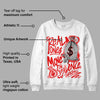 Cherry 12s DopeSkill Sweatshirt Real Ones Move In Silence Graphic