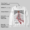 White Cement 4s DopeSkill Sweatshirt Thunder Dunk Graphic