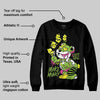 Neon Green Collection DopeSkill Sweatshirt Make Money Graphic