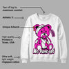 Dunk Low Active Fuchsia DopeSkill Sweatshirt Hurt Bear Graphic