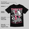 White Fluo Pink DopeSkill T-Shirt Threat Graphic