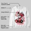 Chicago OG 1s DopeSkill Sweatshirt Smile Through The Pain Graphic