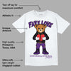 Field Purple 12s DopeSkill T-Shirt Fake Love Graphic