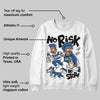 Storm Blue 1s 2025 DopeSkill Sweatshirt No Risk No Story Graphic