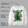 Green Collection DopeSkill Sweatshirt Money Bag Coming Up Graphic