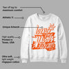 Orange Milk DopeSkill Sweatshirt LOVE Graphic