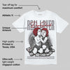 Cement Grey 3s DopeSkill T-Shirt Real Lover Graphic