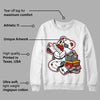 AJ 3 Cardinal Red DopeSkill Sweatshirt Bear Steals Sneaker Graphic