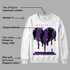 Field Purple 12s DopeSkill Sweatshirt Juneteenth Heart Graphic