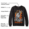 Brilliant Orange 12s DopeSkill Sweatshirt Juneteenth Graphic