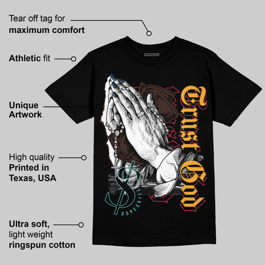 AJ 1 High OG Bio Hack DopeSkill T-Shirt Trust God Graphic