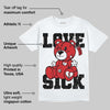Red Cement 4S DopeSkill T-Shirt Love Sick Graphic