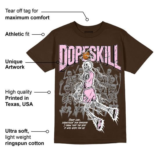 Neapolitan 11s DopeSkill Velvet Brown T-shirt Thunder Dunk Graphic