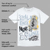 Blue Grey 13s DopeSkill T-Shirt Real Ones Move In Silence Graphic