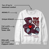 Burgundy 5s DopeSkill Sweatshirt Love Kills Graphic