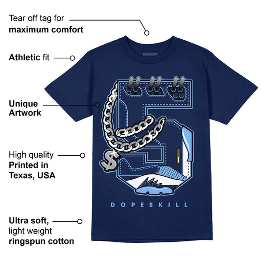 Midnight Navy 5s DopeSkill Navy T-Shirt No.5 Graphic