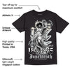 Black Cement 1s Low OG DopeSkill T-Shirt Juneteenth Graphic