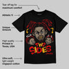 Red 'Two Sides' DopeSkill Graphic T-Shirt