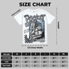 Cool Grey 11s DopeSkill Oversize Print T-Shirt Pocket Change Graphic
