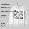 Year Of The Snake 11s DopeSkill Sweatshirt Protect Me From Evil Graphic