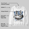 Storm Blue 1s 2025 DopeSkill Sweatshirt Trust No One Graphic