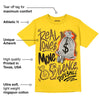 Yellow Ochre 6s DopeSkill Yellow T-shirt Real Ones Move In Silence Graphic