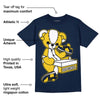 Michigan Dunks DopeSkill Midnight Navy T-Shirt Sneakerhead BEAR Graphic