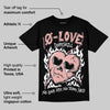Rust Pink 1s 2025 DopeSkill T-Shirt Crying Heart Graphic