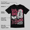 White Fluo Pink DopeSkill T-Shirt Real Ones Move In Silence Graphic