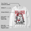 Fire Red “Black Tongue” 5s DopeSkill Sweatshirt Real Lover Graphic
