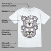 Cement Grey 2s DopeSkill T-Shirt New Double Bear Graphic