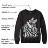 Black Cement 1s Low OG DopeSkill Sweatshirt Juneteenth 1865 Graphic