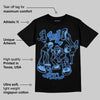 Foamposite One Dark Neon Royal DopeSkill T-Shirt Real Y2K Players Graphic