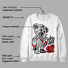 Off Noir 3s DopeSkill Sweatshirt Broken Heart Graphic