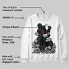 Black Cat 3s DopeSkill Sweatshirt MOMM Bear Graphic