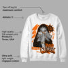 Orange Black White DopeSkill Sweatshirt NPC Graphic