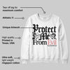 Harris Tweed x Black/Phantom Dunk DopeSkill Sweatshirt Protect Me From Evil Graphic