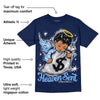 Midnight Navy 5s DopeSkill Navy T-Shirt Heaven Sent Graphic